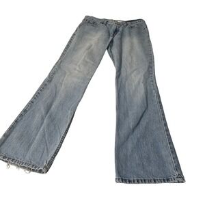 LEVI'S 518 WOMENS LIGHT WASH 29x30 FLARE JEANS 7 M Jr Girls bootcut